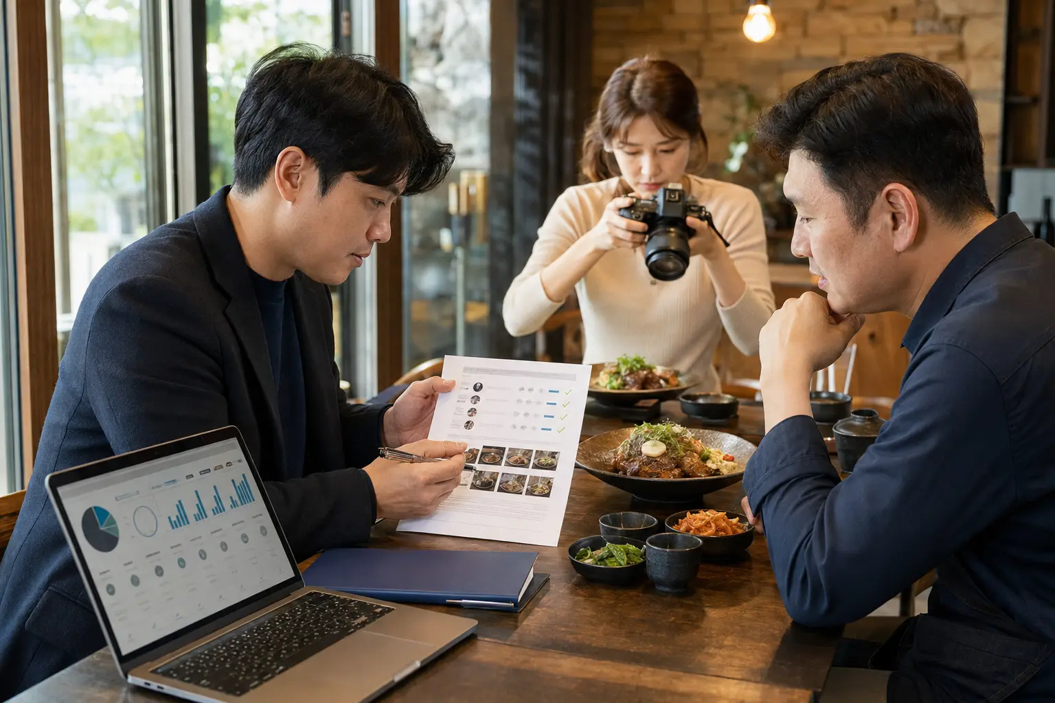 인플루언서 콘텐츠와 매장 적합성을 검증하는 지니팀 전문가